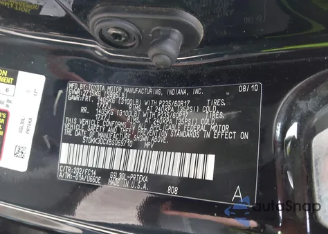 2011 Toyota Sienna Le V6 из США, поврежденный, VIN 5TDKK3DCXBS069710